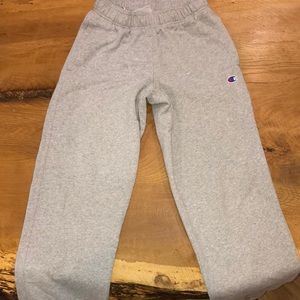 Champion grey sweatpants, size small